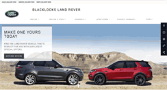 Desktop Screenshot of blacklockslandrover.com.au